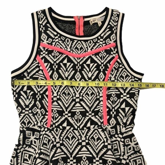 Jolt Jacquard High Neck Skater Sundress Navy NEW - Picture 3 of 6